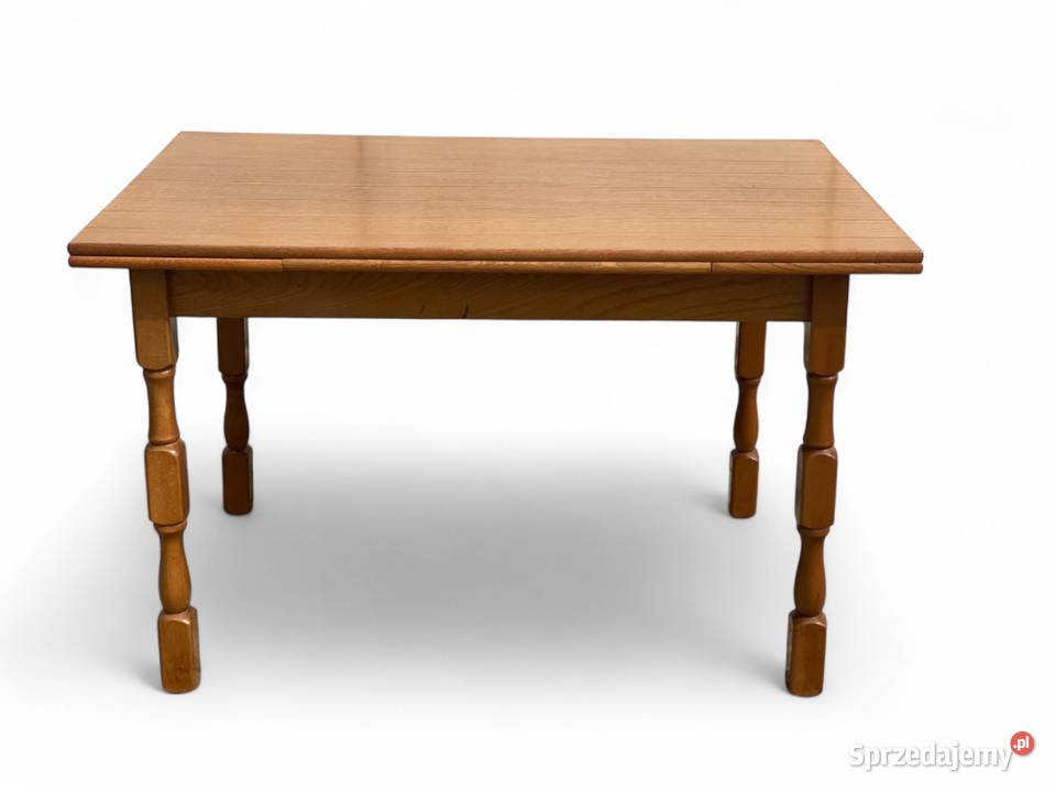 Stół dębowy prostokątny rozkładany 74cm Gryfice