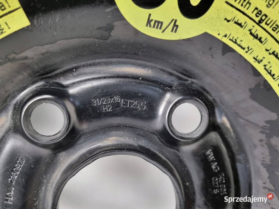 KOŁO DOJAZDOWE ZAPASOWE Audi Seat Vw Golf VI