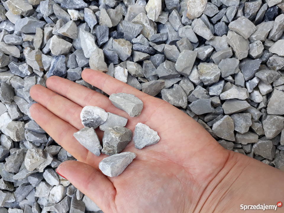 Grys Kamień Biały Niebieski 816 na ścieżki śląskie Bełk