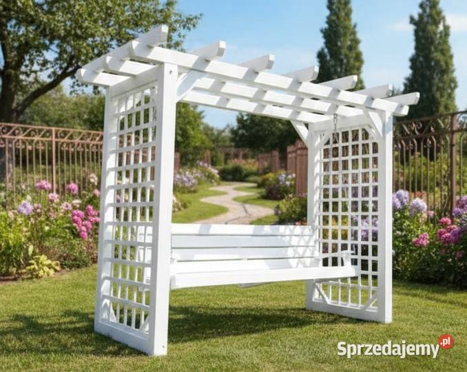 Ławki ogrodowe solidne świerk Huśtawki Wysoka