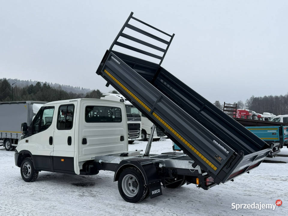 Iveco Daily 35C15 Brygadówka Doka 6 osób KatB światła przeciwmgłowe Widełki