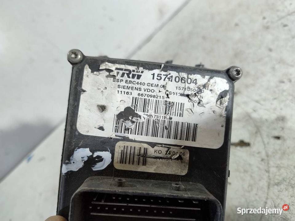 POMPA HAMULCOWA ABS PEUGEOT 407 20 HDI 15710604 sprzedam
