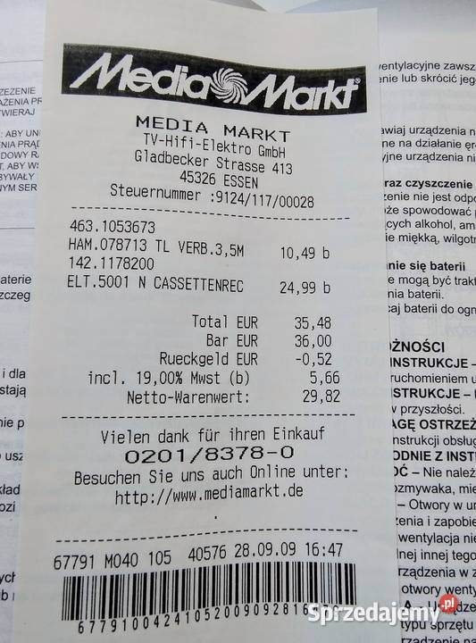 Magnetofon Elta 5001N Żory sprzedam