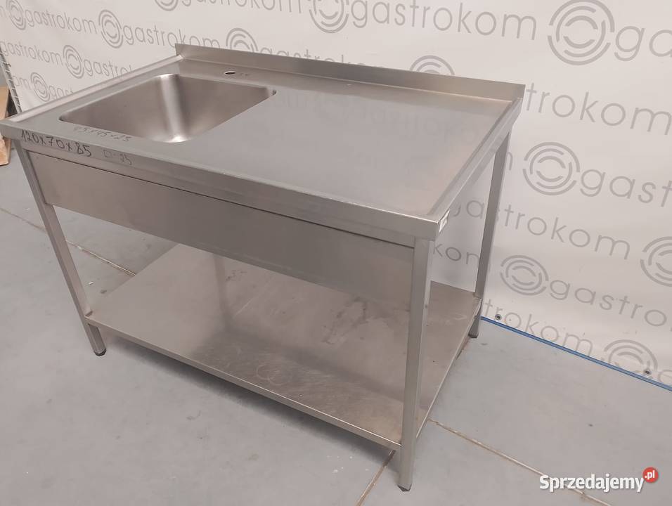 Stół ze zlewemL i półką  120X70 Wrocław