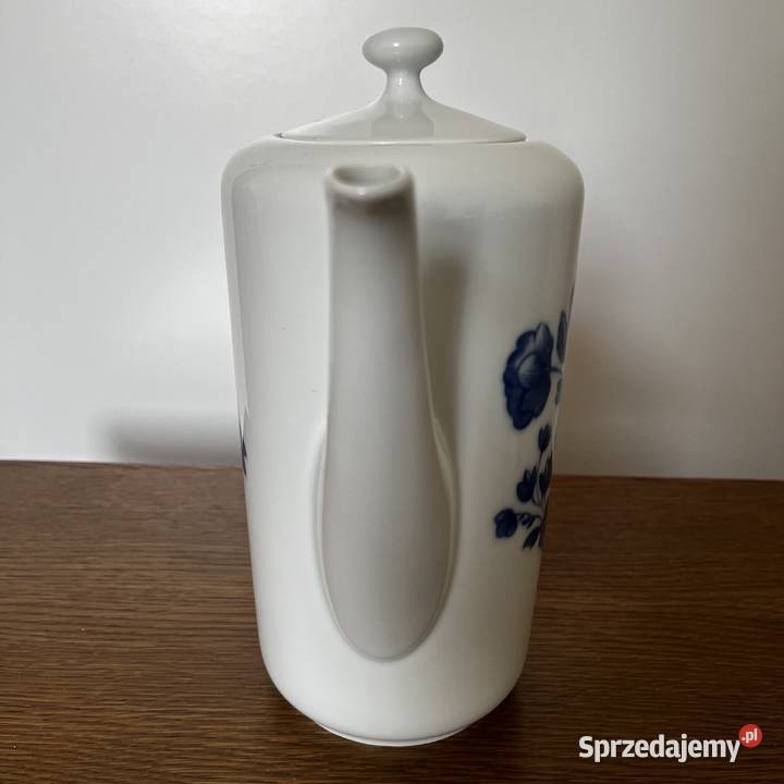 dzbanek Arzberg motyw róże niebieskie Nowy Sącz