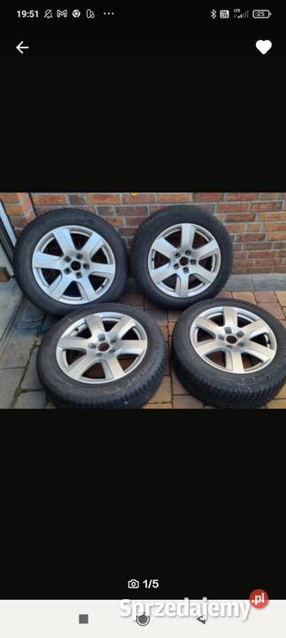 Alufelgi audi VW skoda 5x112 17 opony22555r17 Bolesławiec