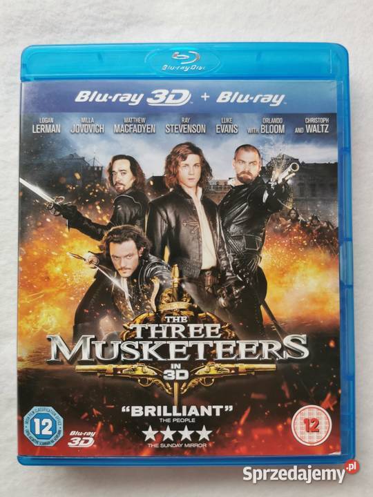 The Three Musketeers Trzej Muszkieterowie Bluray łódzkie Wytrzyszczki
