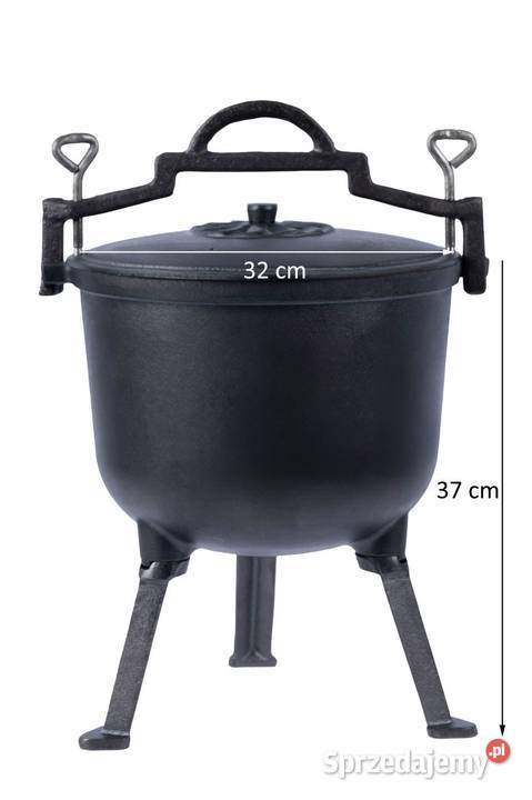 Kociołek myśliwski żeliwny garnek węgierski na Poznań sprzedam