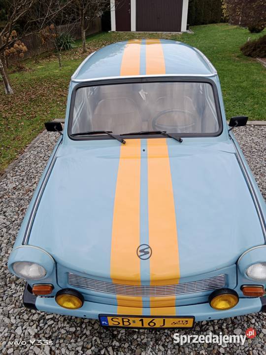 Trabant 601 ZABYTEK Żółte tablice benzyna