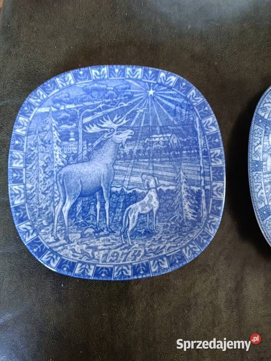 Talerze myśliwskie okolicznościowe szwedzkie Lipno