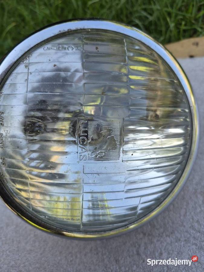Lampa przednia Lucas wsk export 175 Strzyżewice
