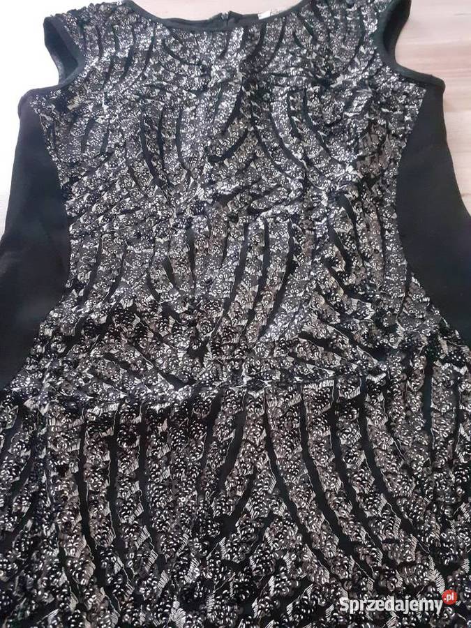 sukienka czarna z cekinami M Mohito ołówkowa Spódnice i sukienki Gdańsk