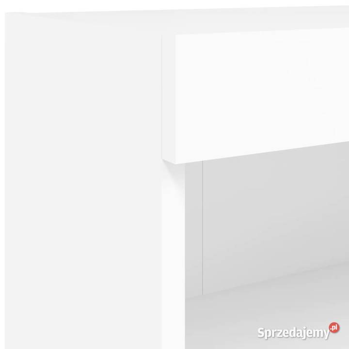 Szafki pod TV z oświetleniem LED 2 białe Warszawa