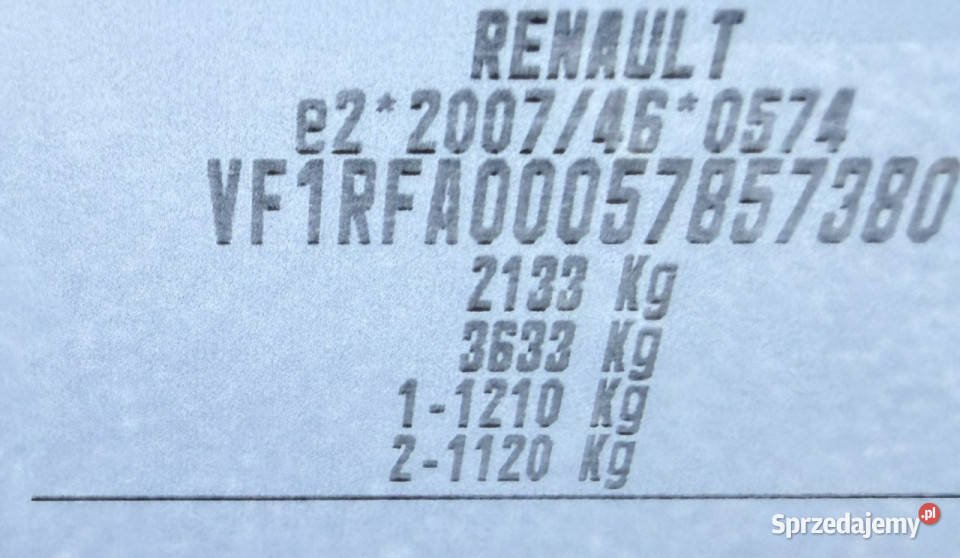 Renault Scenic Diesel Moc 160 Automat Bogata światła do jazdy dziennej Elbląg