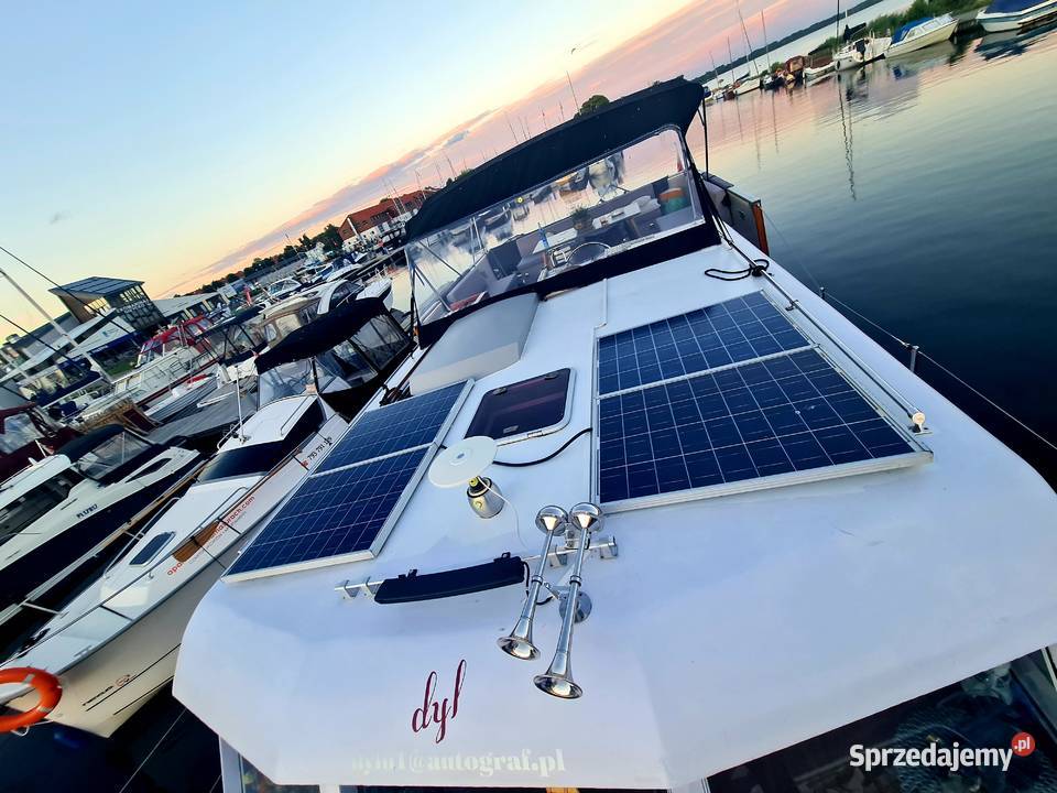 Uwaga dom na wodzie łódź motorowa hauseboat 2 Mikołajki