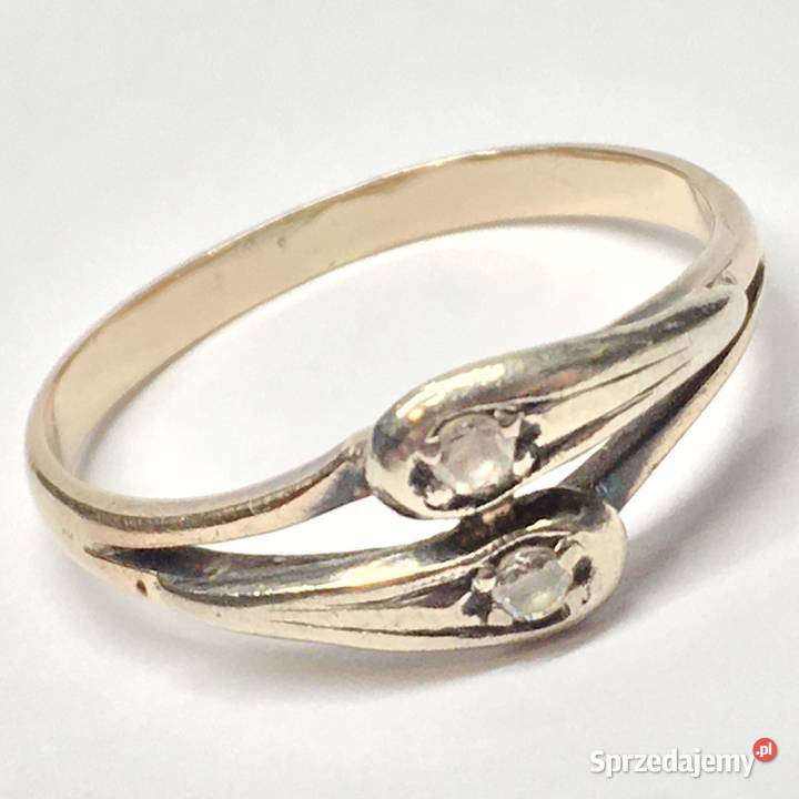 Pierścionek z RÓŻOWEGO złota 585 14K z Pierścionki Warszawa