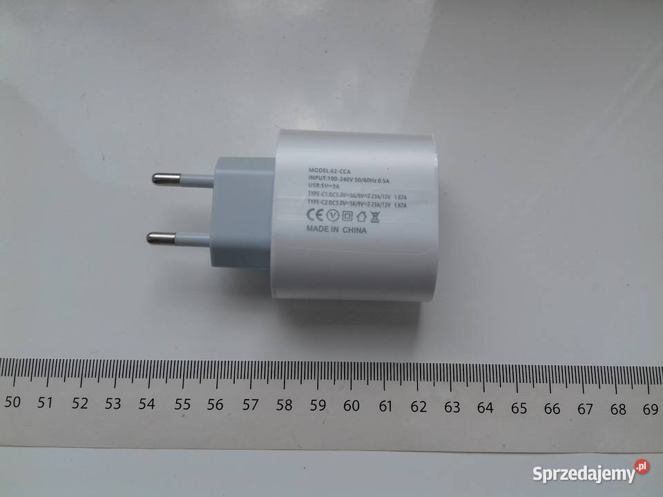 Ładowarka 62CCA QC30 PD USBC 5V 3A 9V 223A 12V Bydgoszcz sprzedam