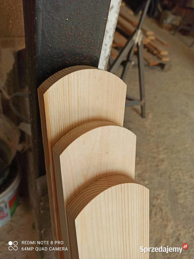 Sztachety drewniane ogrodzeniowe modrzew sosna Gliwice