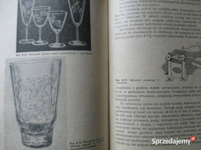 Technologia szkła Arkady 1972 technologia szkło Książki naukowe i popularnonaukowe Łódź sprzedam