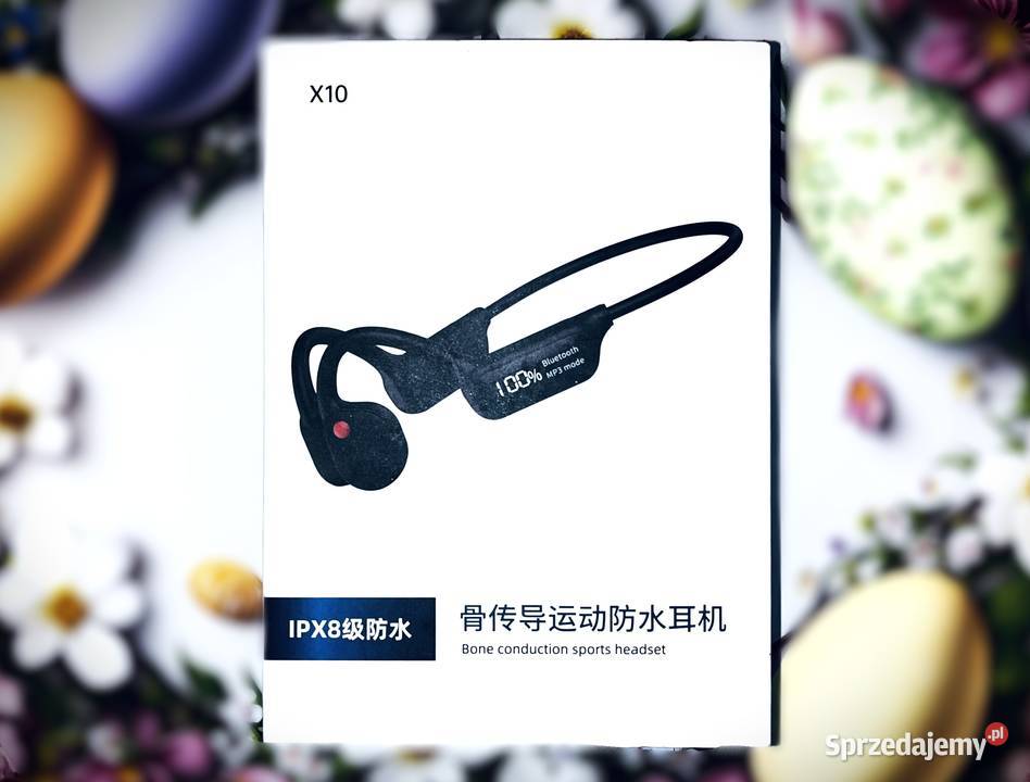 Słuchawki Kostne X10 Bluetooth 53 Sport Pływanie Szydłowiec sprzedam