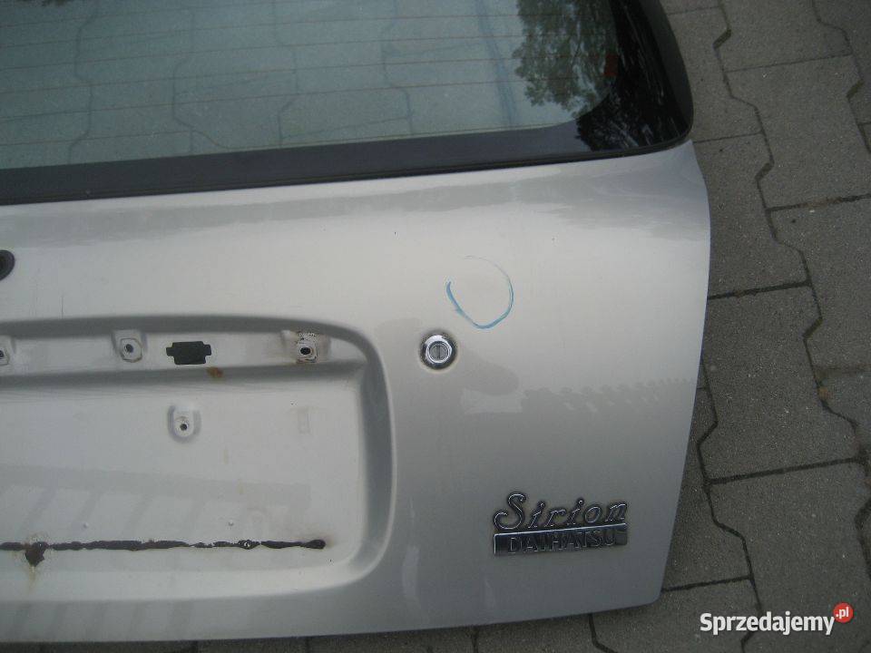 DAIHATSU SIRION 0205R KLAPA TYŁ pokrywa Rakoniewice