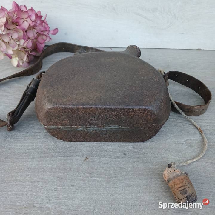 Stara wojskowa manierka I Wojna Światowa Warszawa