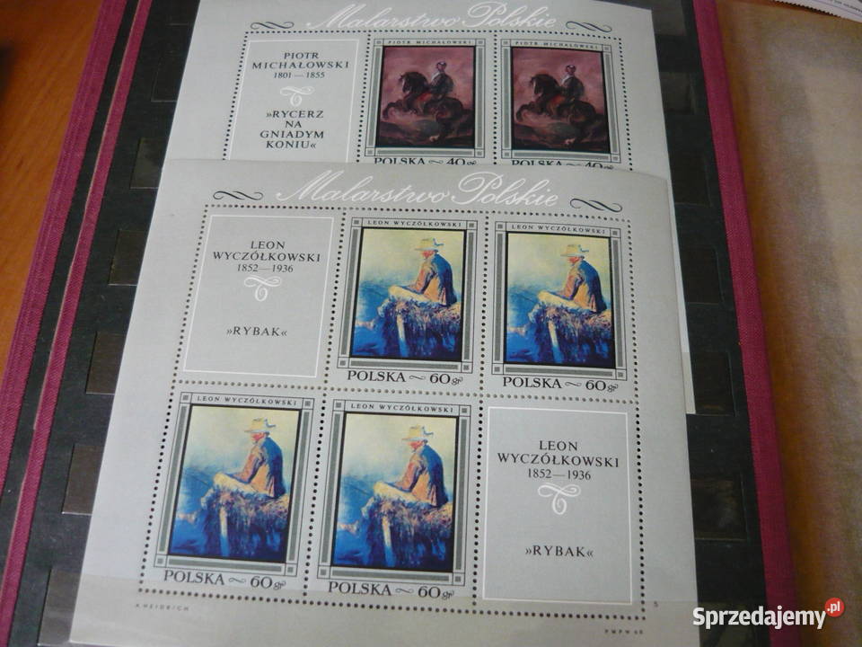 Znaczki malarstwo Polskie śląskie Myszków