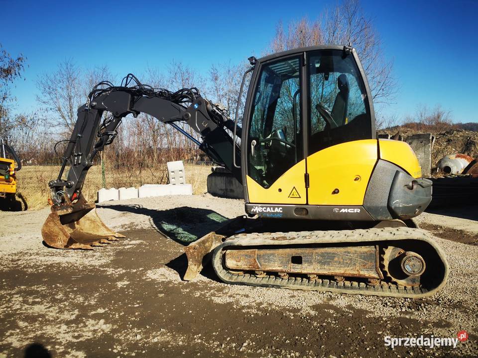 Koparka mecalac 6 M C R Pług Cieszyn