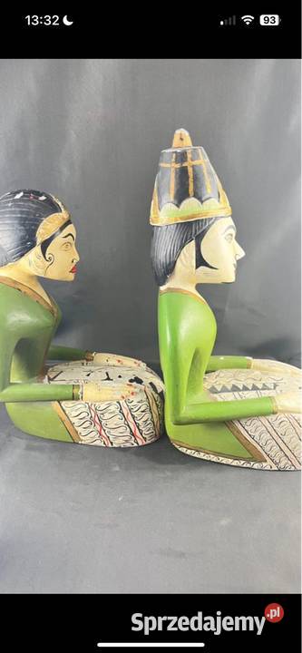 2 drewniane figurk z Jawy Zielona Góra sprzedam