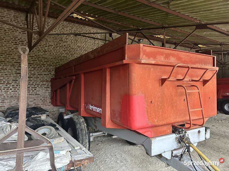 Przyczepa rolnicza 2 osie brimont Tarnów