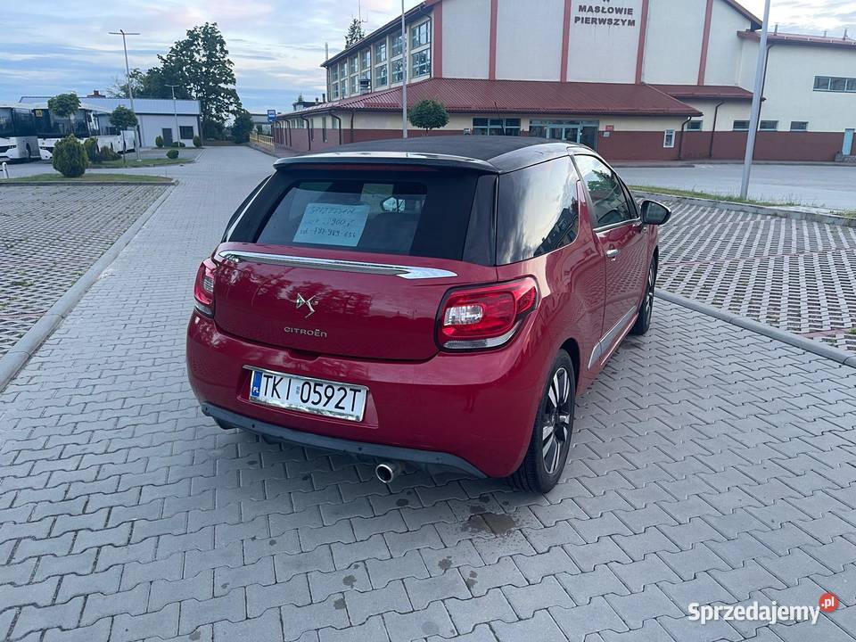 Citron DS3 Cabrio SoChic Automat OKAZJA świętokrzyskie Brzezinki
