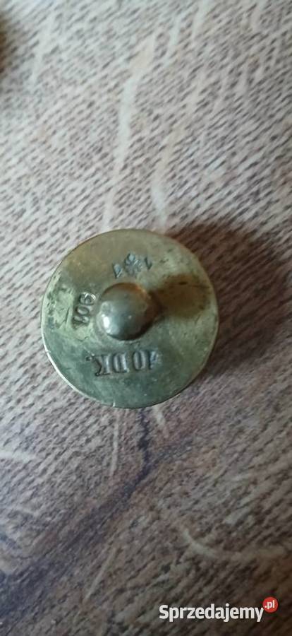 Stare mosiezne odważniki Wagi i miarki kuchenne