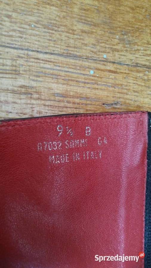 Buty skorzane wloskie Coacha czarny Kraczewice Prywatne
