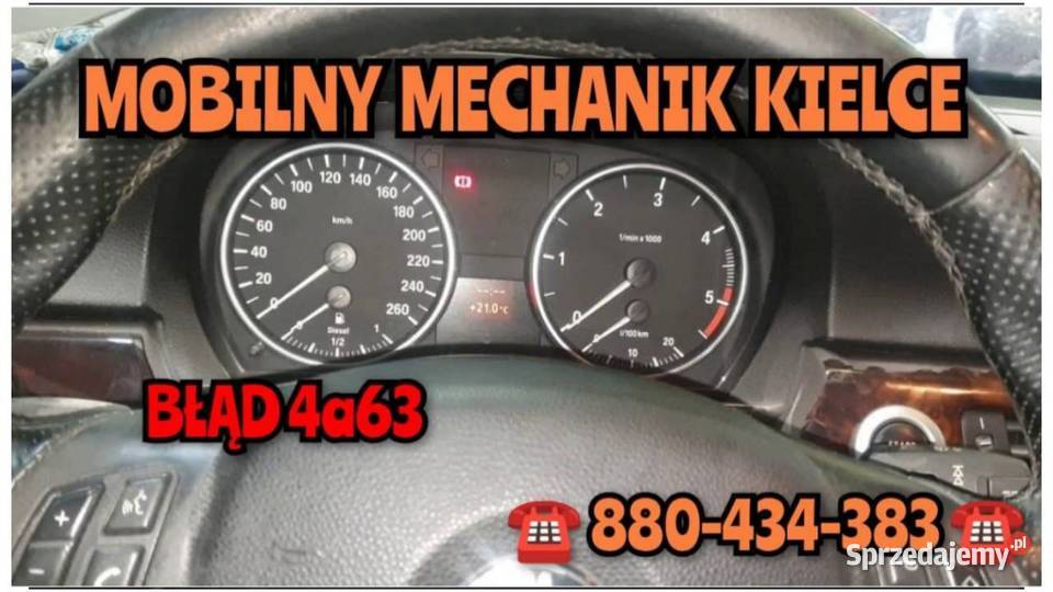 BŁĄD 4a63 Manipulacja EWS bmw e60 e90 kręci nie Kielce