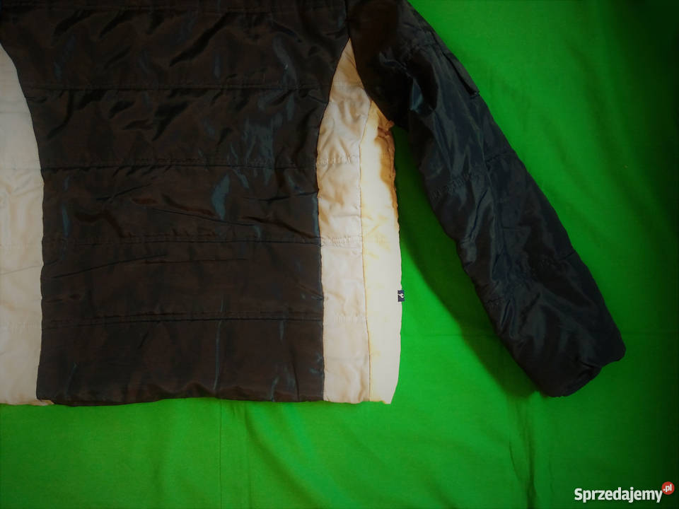 Granatowobiała kurtka amerykańskiej sportowej mazowieckie Warszawa sprzedam