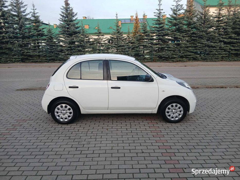 Nissan Micra 2009 biały Ciechanowiec