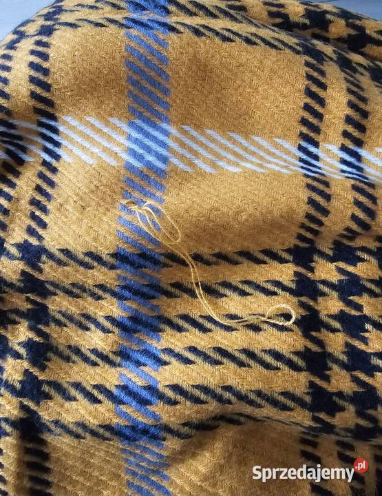 Szalik krata musztardowy Dla kobiet Kraków