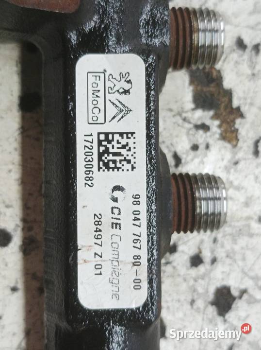 LISTWA WTRYSKOWA 9804776780 15 TDCI Ford Transit Listwy wtryskowe świętokrzyskie