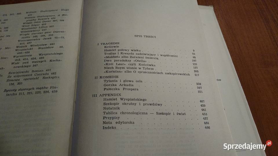 Szekspir współczesny Jan Kott wyd 1 1965 Książki naukowe i popularnonaukowe pomorskie Gdańsk