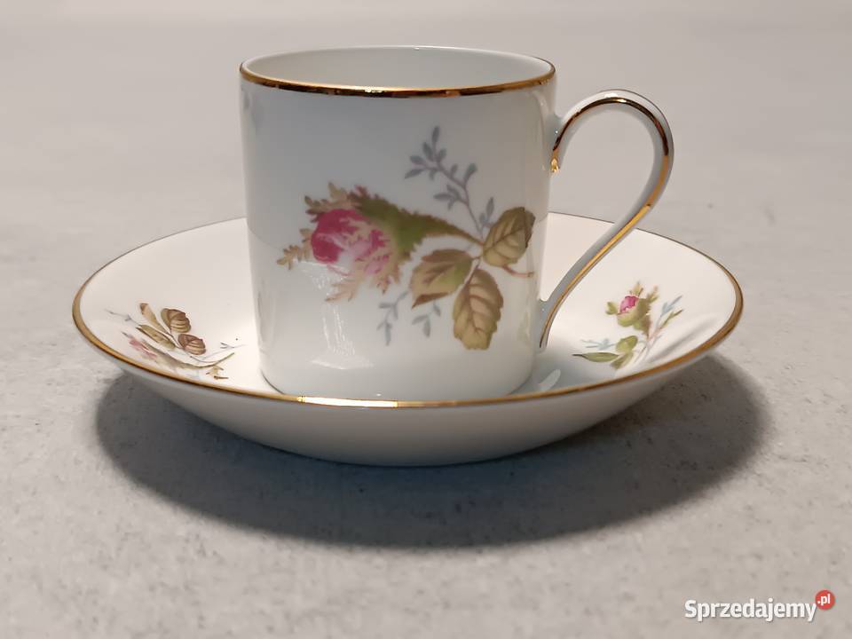 Rosenthal Filiżanka Śniadaniówka Duet Róże Moss Stargard