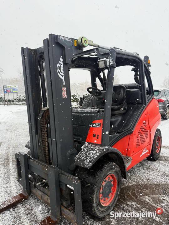 wózek widłowy LINDE H45T Triplex 40m niski Działoszyn