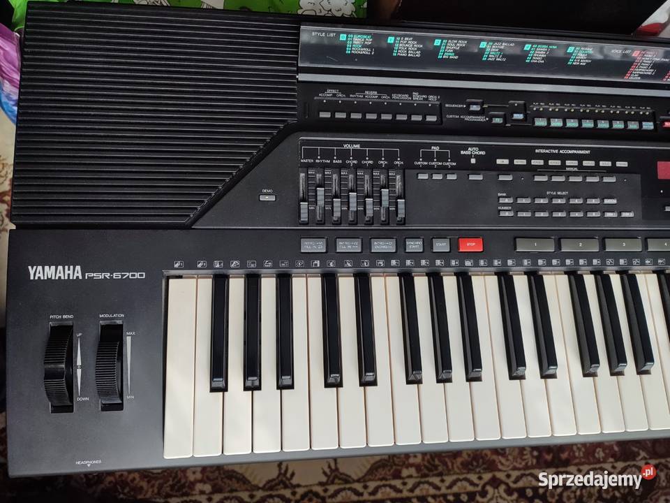 keyboard Yamaha PSR6700 uszkodzony