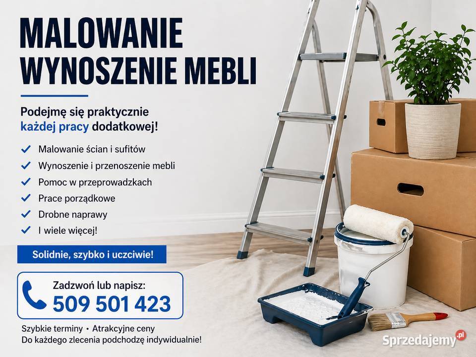 Malowanie pomoc przeprowadzce Katowice