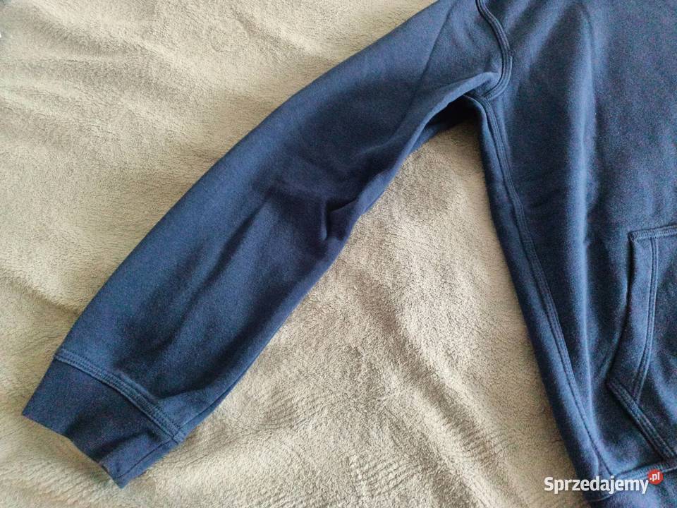 Świetna Granatowa Bluza Sportowa Nike w Stanie Bluzy lubelskie Biała Podlaska