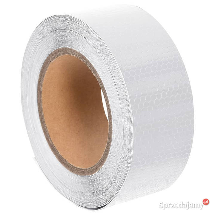 Taśma odblaskowa biały 5 x 20 m PVC WM153116 mazowieckie Warszawa sprzedam