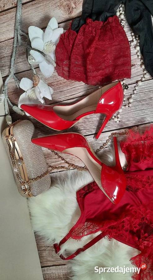 seksowne szpilki czerwone cudo Warszawa