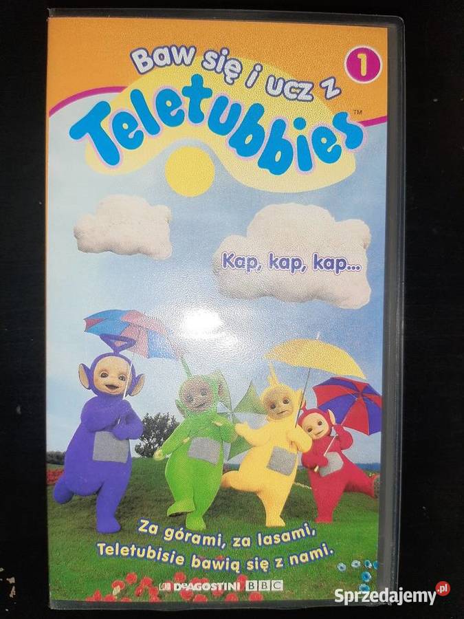 Baw się i ucz Z Teletubbies 1 Kap kap kap VHS Inowrocław