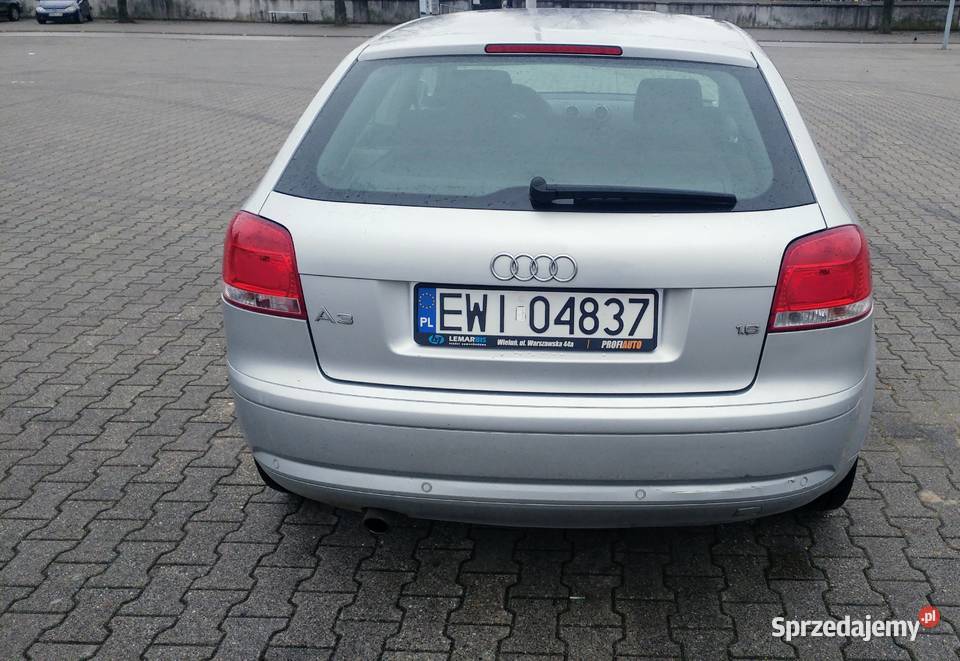 Audi a3 16 benzyna MPI 2007 klima bixenon Wieluń