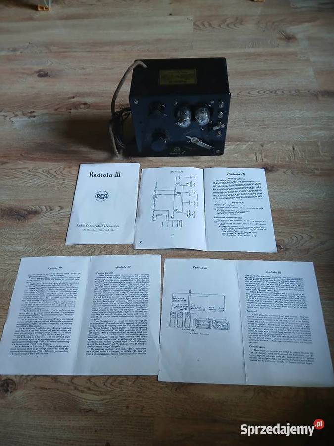 Stare radio lampowe Elektronika Kraków