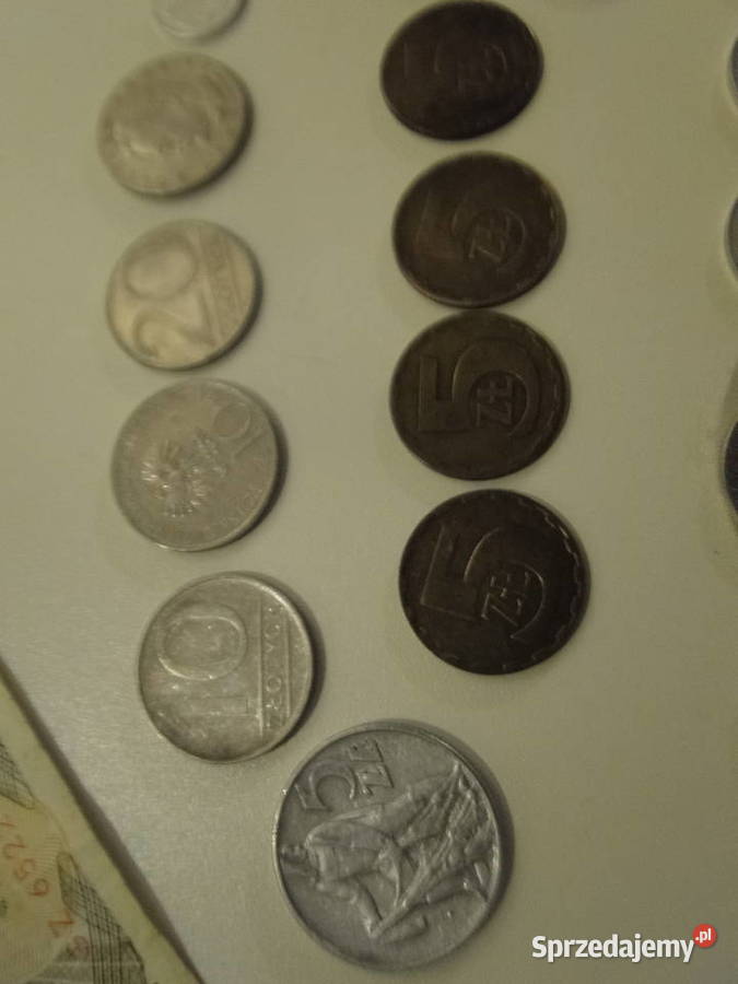 Zestaw 37 monet z PLRu w tym Żniwiarz z 1974r Warszawa